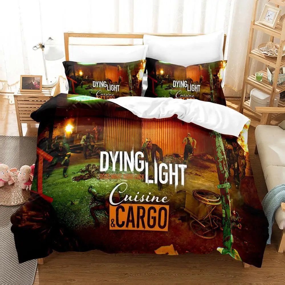 

3d Print Game Dying Light 2 Stay Human Bedding Set Single Twin Full Queen King Size Bed Set Adult Kid Bedroom Duvet cover Sets