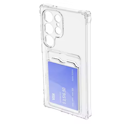 Toocki Transparent Phone Case Clear Phone Bag Cover For Samsung Galaxy S24 S23 S22 S21 Plus TPU Silicone Wallet Shockproof Case