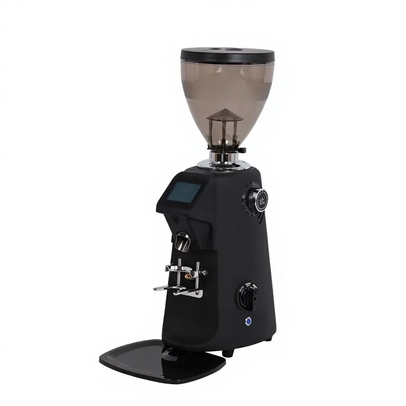 Commercial Electric Coffee Grinder Automatic Bean Milling Machine Professional Grade Stainless Steel Burr Grinding Unit for