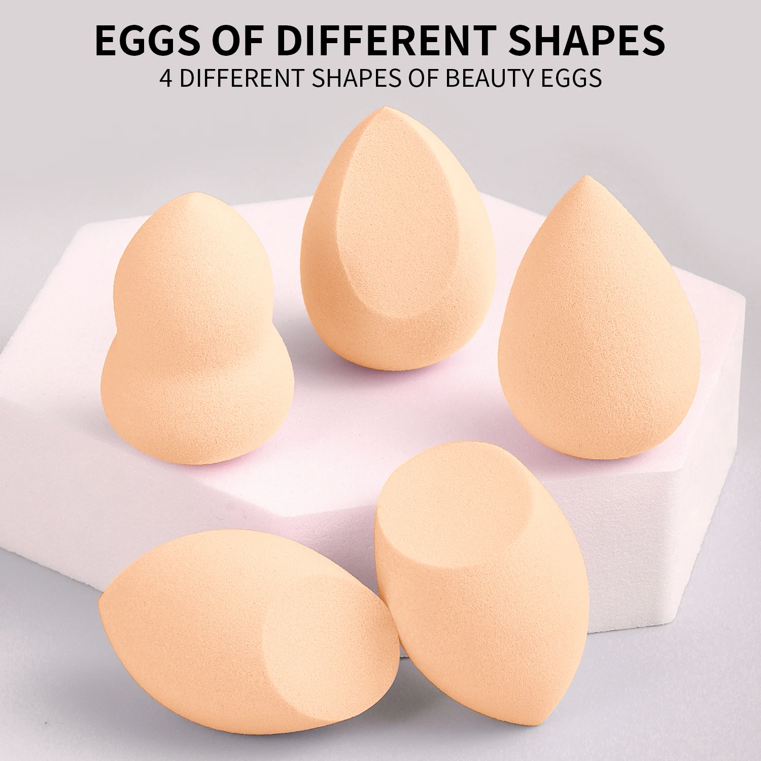 40pcs Detail Little Beauty Egg Sponge Egg Cute Multi Shape Mini Multi Functional Brush Makeup Supplies Soft Skin Friendly Can Be