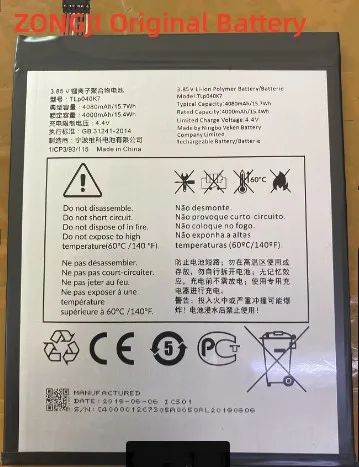 

Новый оригинальный TLp040K7 4080 мАч Сменный аккумулятор для планшета для Alcatel joy Tab 1 TLp040K7 + Инструменты
