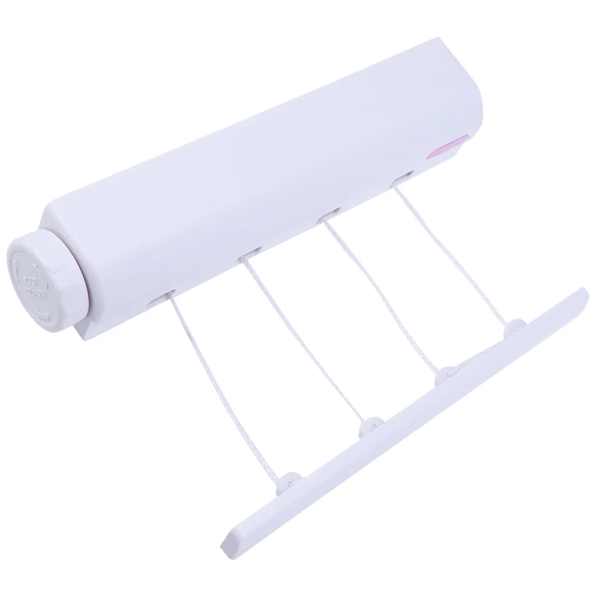 

Retractable Clothesline 4-Line Clothes Drying Rack Portable Laundry Dryer for Indoor and Outdoor Use (Random Color)