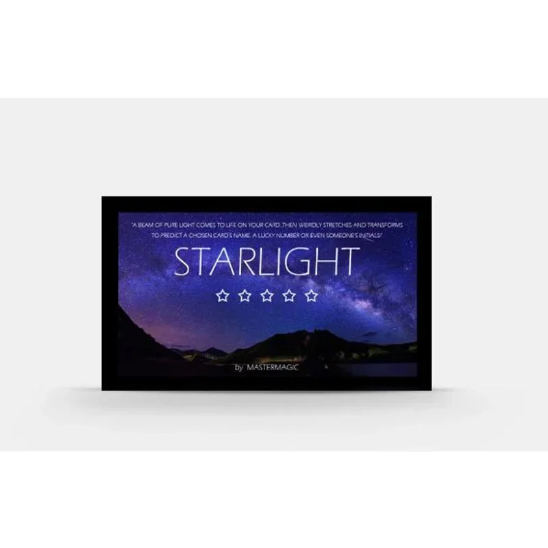 Paul Harris presenta Starlight Espedienti Trucchi di magia Carte Illusioni Fantasy Mazzo da poker Divertimento magico Close Up Mind Stage Mentalismo
