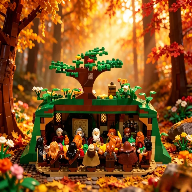 

Набор строительных блоков MOC (657 деталей) «Властелин колец: Возвращение Короля» — Архитектурная модель, развивающая игрушка DIY, конструктор, рождественский подарок для детей