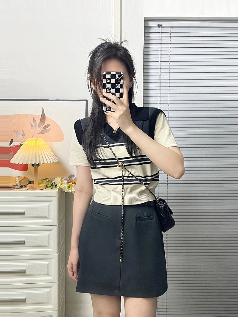 

plus Size A-Line Skirt for Women High Waist Suit Sle ort Skirt Bodycon Slimming Hip Covering Autumn New Arrival