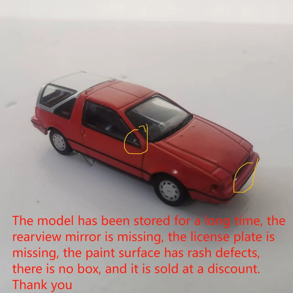 Rare Nissan Exa 1986 Station Wagon Red 1:43 Scale Alloy Classic
