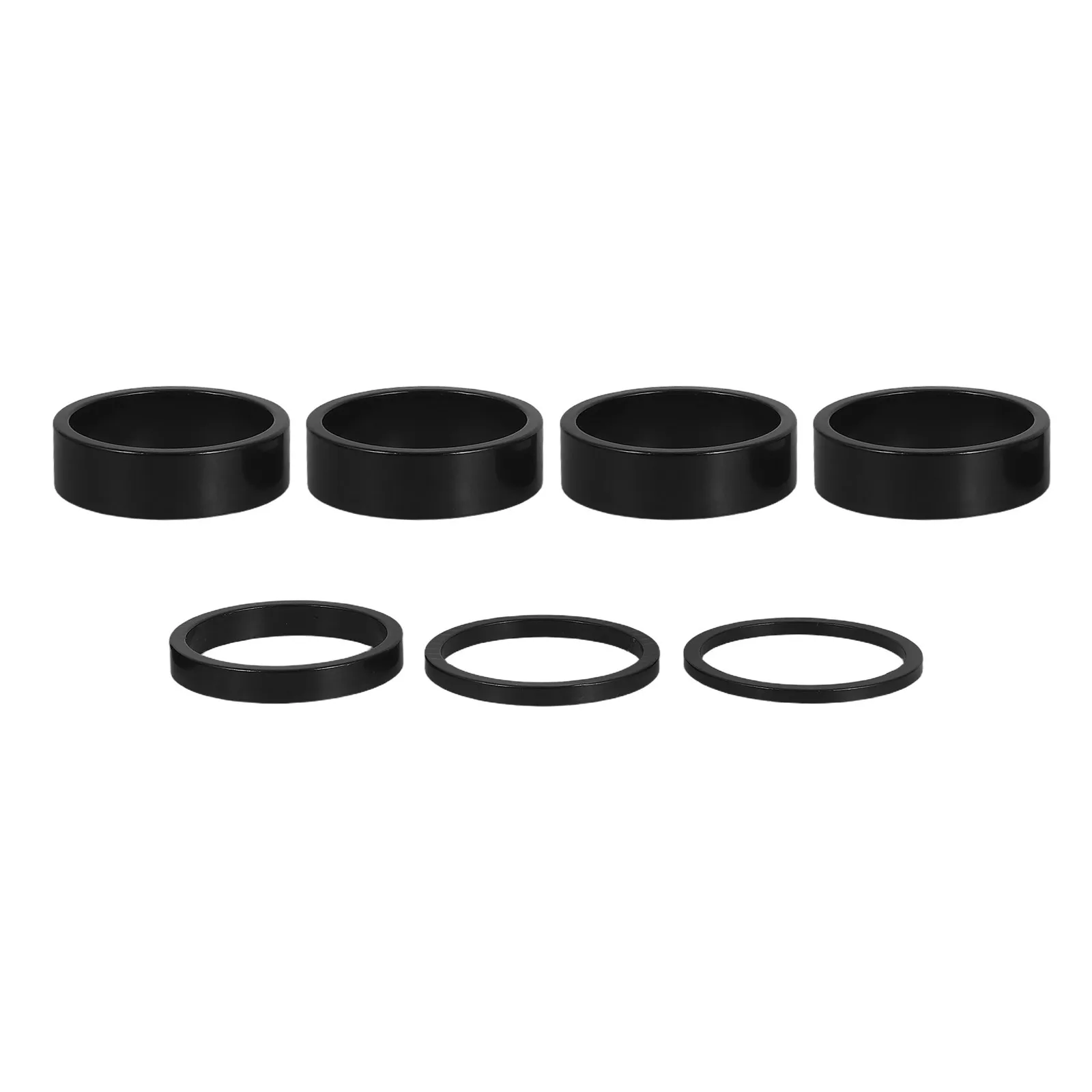 

7Pcs Mountain Bike Handlebar Stem Spacer Kit Aluminum Alloy Headset Spacers 286mm Diameter Fork Washer Road Cycling Accessories