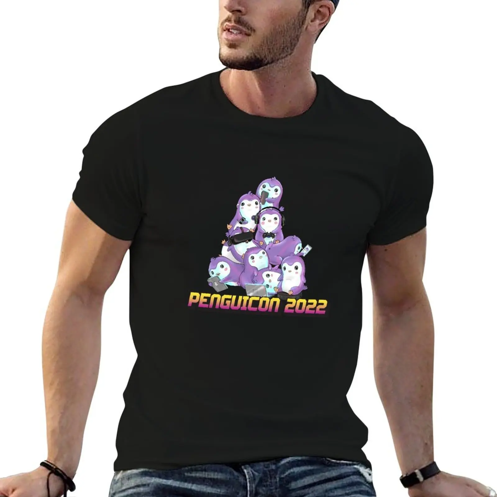 Penguicon 2022 T-Shirt man t shirt graphic t shirts for man graphic tees t shirts for man cotton funny T-shirt