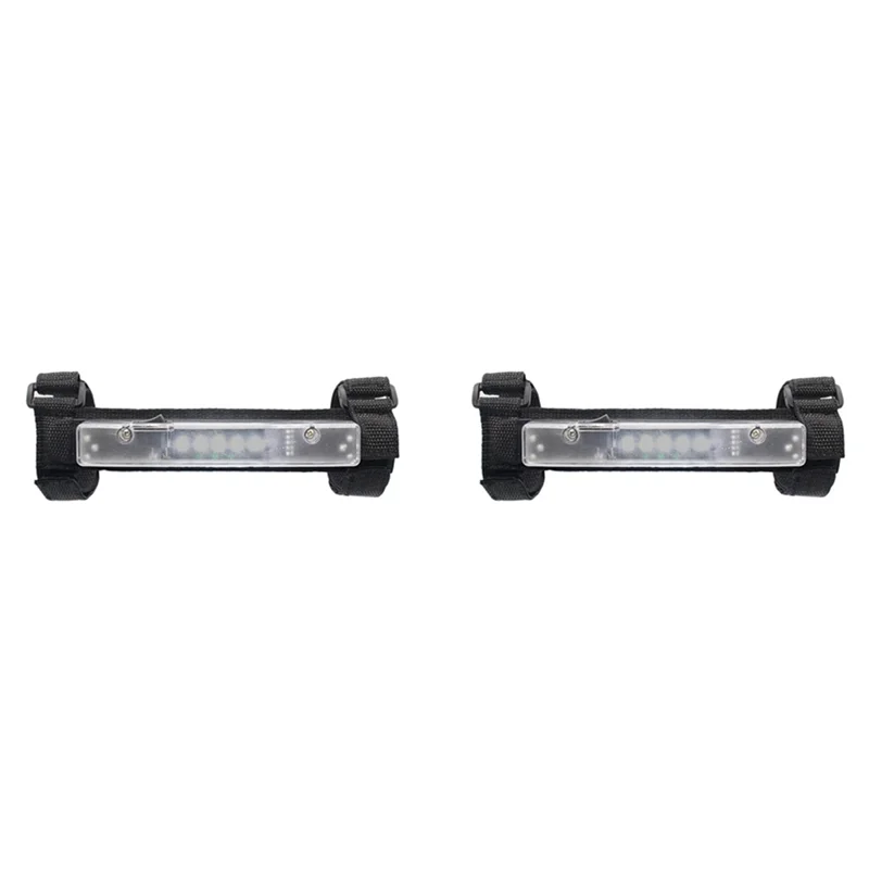 

2X UTV ATV Interior Light, Universal Roll Bar Mount LED Light Roof Top Lamp For Polaris RZR Can-Am Car Transparent Shell