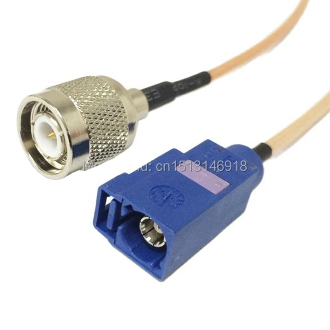 New TNC Male Plug Switch  FAKRA C Female Connector Jumper Cable RG316 Wholesale Fast Ship 15cm 6