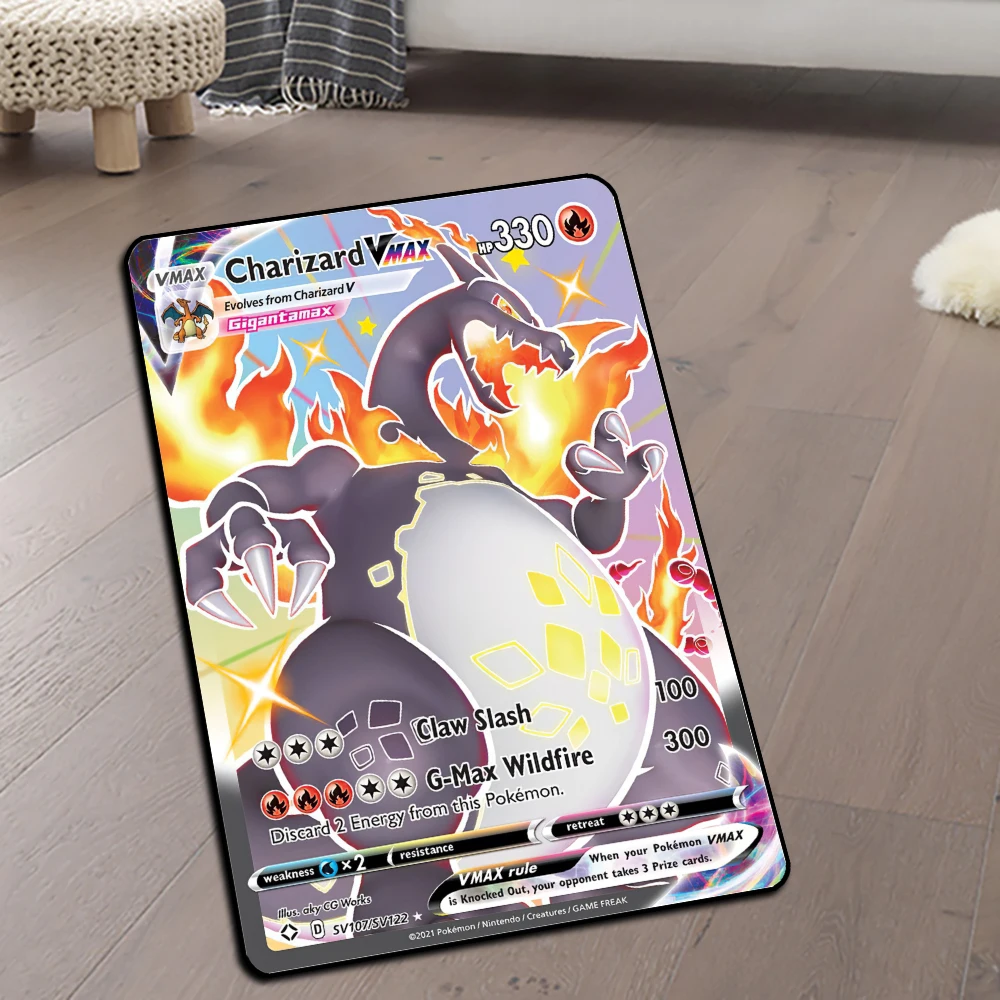 

Официальный лицензированный плюшевый ковер с изображением покемона, супермягкий нескользящий детский ковер Lucario Sylveon, идеальный подарок для фанатов