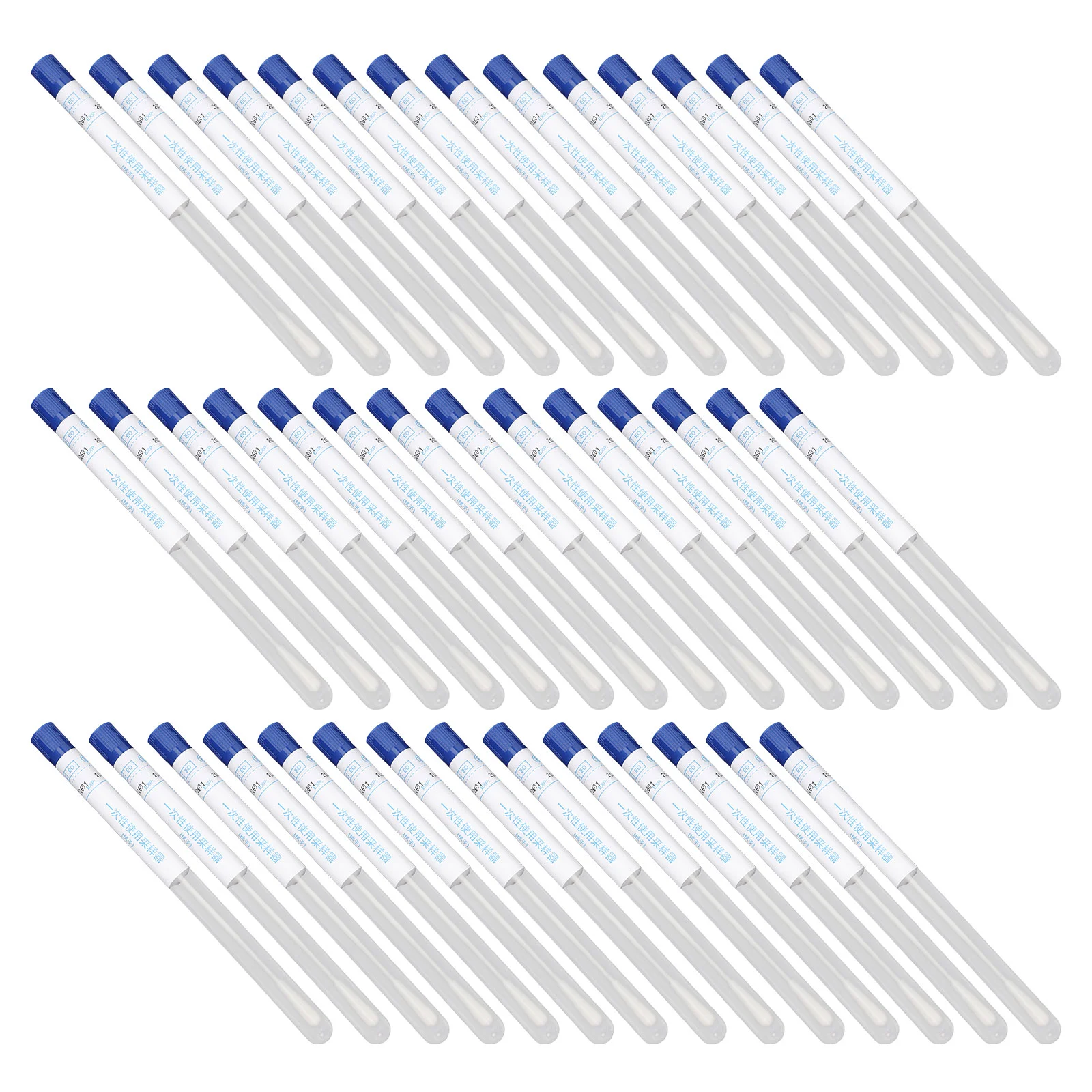 

50 Sets Sampling Swab Specimen Collection Hospital Testing Supply Nasal Kit Nose Flocking Swabs