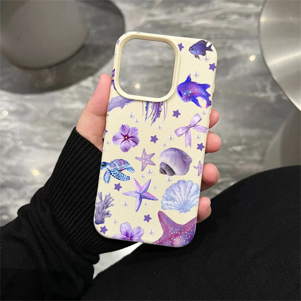 Fantasy-Meereskreaturen-Handyhülle für iPhone 17 16 15 14 13 12 11 ProMax 16 15 14 Plus 17 16 15 14 Pro 17Air Silikon-Matt-Cover – Detail 5