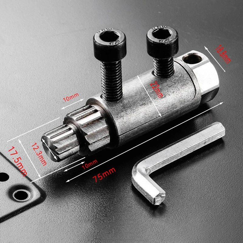 

Universal Faucet Angle Valves Damage Screw Extractor Broken Wire Slide Tooth Removal Tool Water-Pipe Valve Repair For 4/6 Points