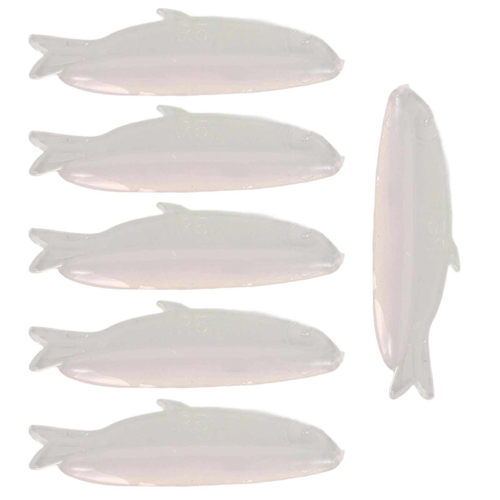 

Silicone Eyelash Curler Pads Shields Fish Shape Self Adhesive Eye Guards for Lash Extensions Easy Clean M