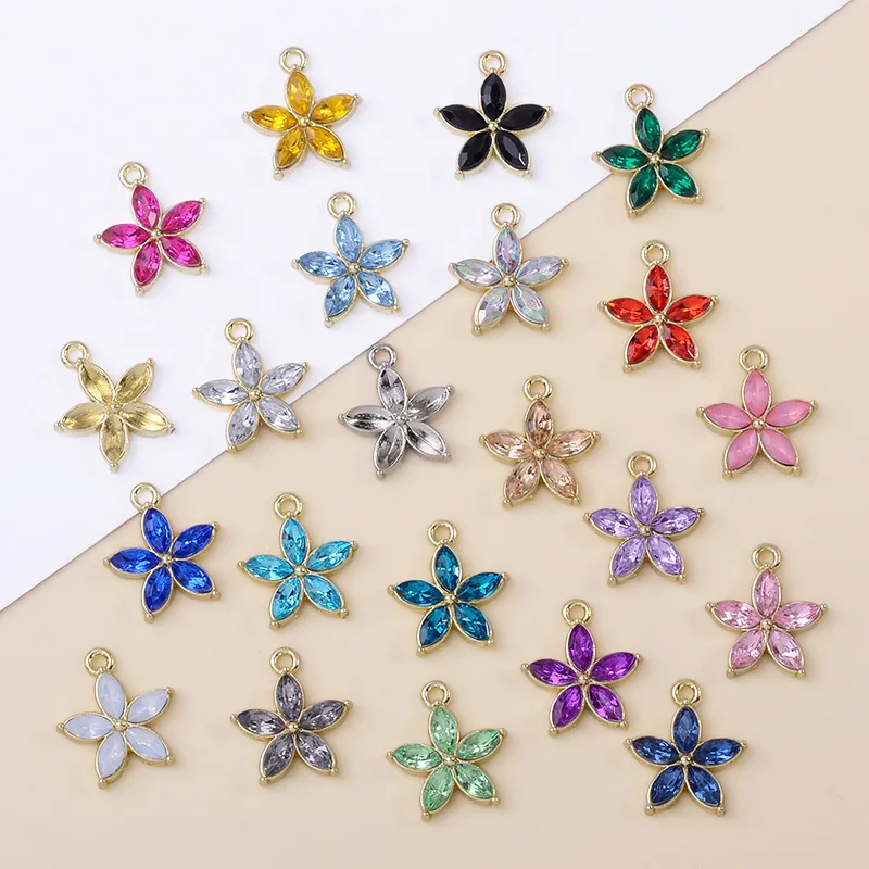 

50pcs/lot 9*14mm Gold/silver color Resin Heart Shape stone Charms for DIY Necklace/Bracelet Handmade wholesale
