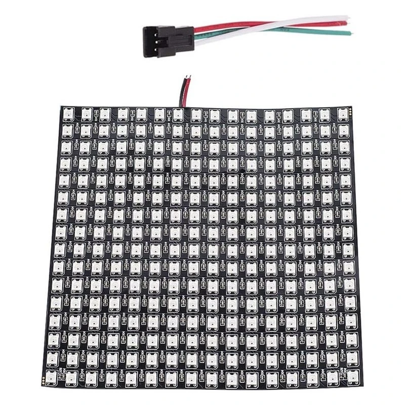 ABGN 16X16 WS2812B Addressable RGB LED Matrix 256 Pixels For WLED SP802E