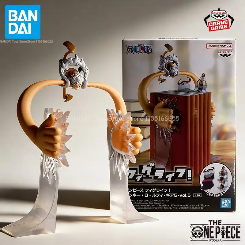 

Оригинальные фигурки Bandai Banpresto One Piece Monkey D. Luffy Gear 5 Bookend: аниме-фигурки, мультяшные куклы, игрушки, подарки