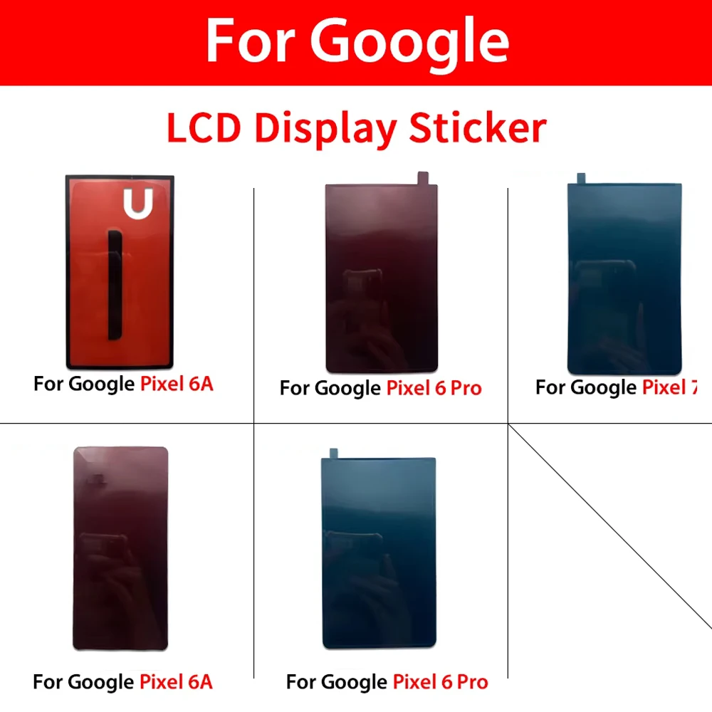 Great LCD Frame + Back Sticker For Google Pixel 5 5A 6 6A 6 Pro 7 7A 7 Pro Waterproof Front Bezel Sealing Adhesive Tape