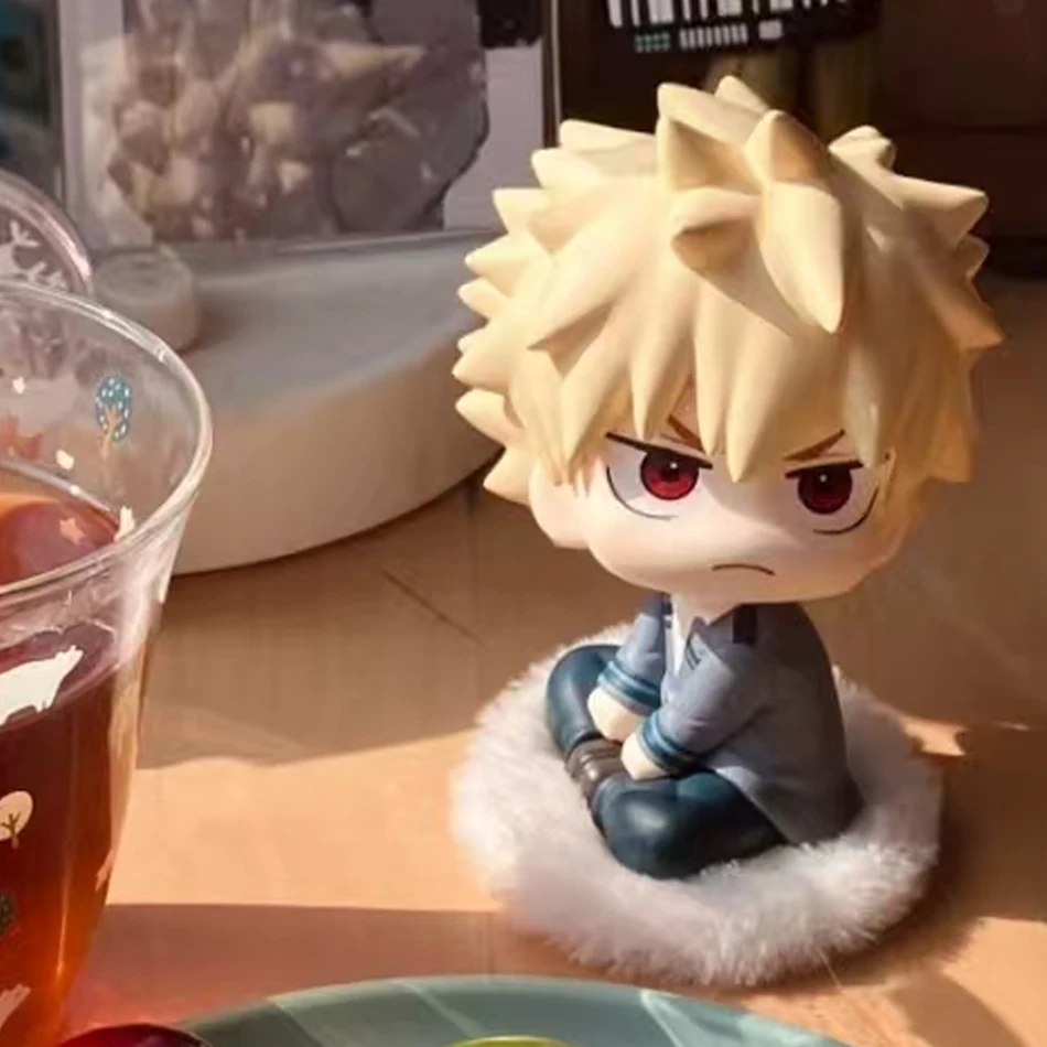 10cm boku no hero academy anime figure midoriya izuku action figure bakugo katsuki/todoroki shoto statuette pvc collection toys image 5