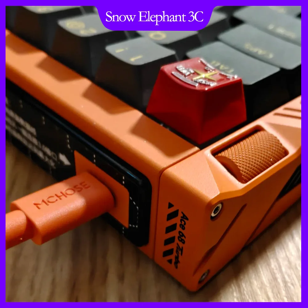 

MCHOSE Ace 68 Турбо-клавиатура с магнитным переключателем 16K Специальная высокопроизводительная клавиатура для игр и киберспорта с ЧПУ 0,001 мм 0,06 мс RGB Механическая