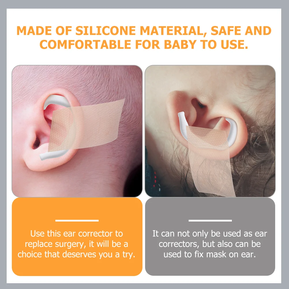 5 Pairs Newborn Auricle Corrector Baby Ear Defender Bebe Silica Gel Infant Muffs Correction Support