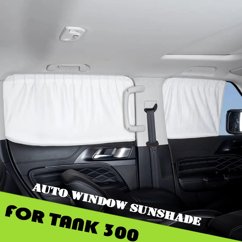 Car Camping Sun Protection Privacy Curtain Fit for GWM Tank 300 Modified Auto Window Sunshade Car Interior Upgrade Parts