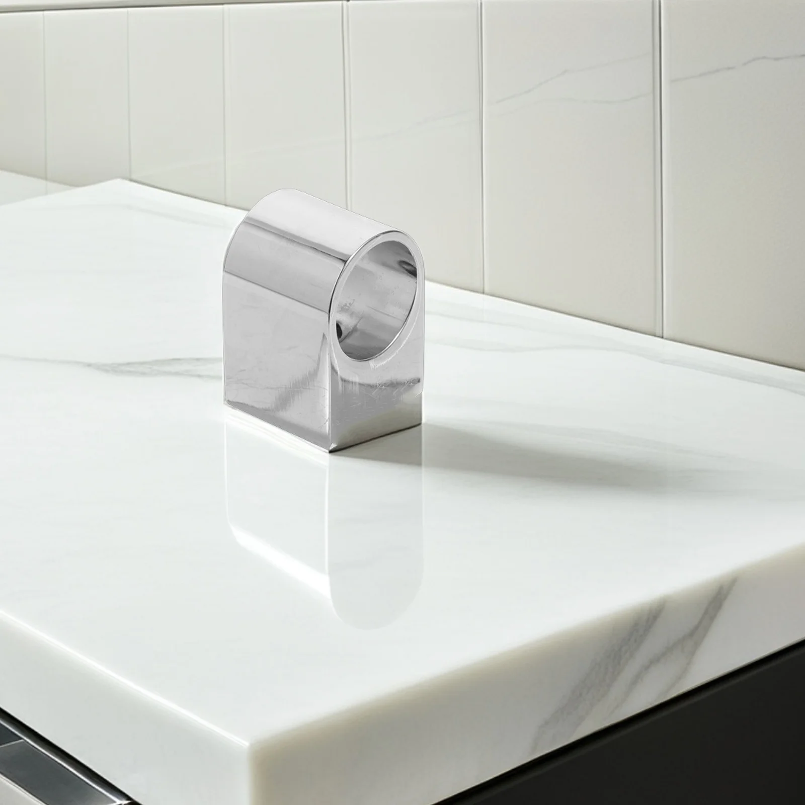 سبائك الزنك الحمام منشفة قضيب قوس قوي الحائط خزانة القطب حامل دعم قضيب المقبس خزانة القطب بين قوسين