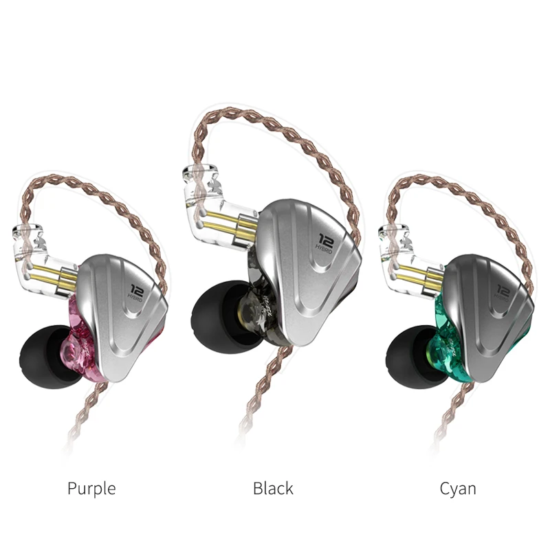 KZ ZSX Terminator Metalen Headset 5BA + 1DD Hybride 12 drivers HIFI Bass Oordopjes In-Ear Monitor Ruisonderdrukkende Koptelefoon - afbeelding 2