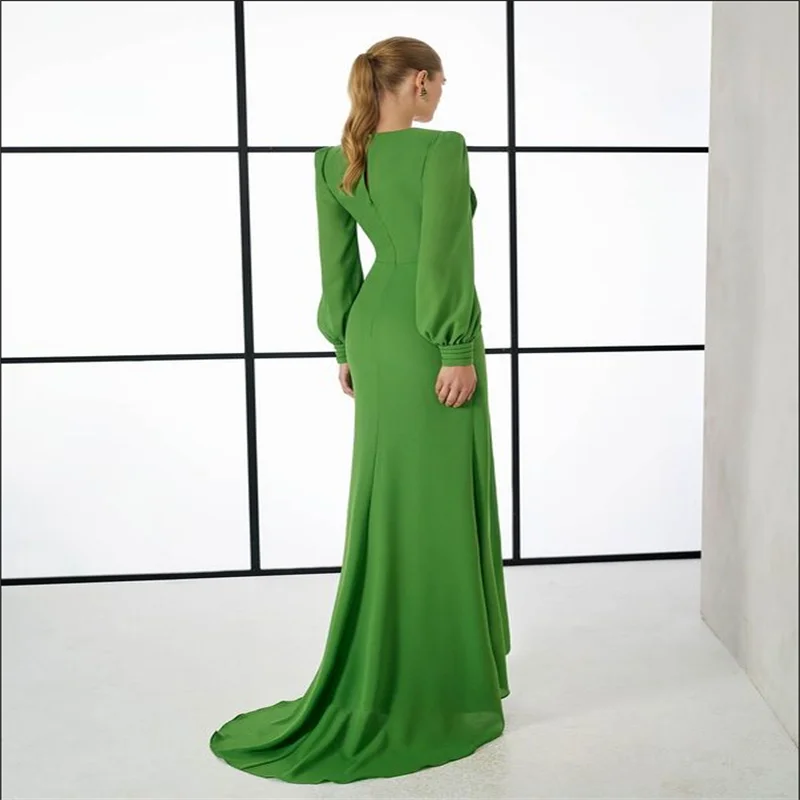 V-hals Moeder van Bruid Jurken Bruiloft 2025, Chiffon Dames Avondjurken Lange Vrouw Jurk voor Bruiloft Feest Elegant Op maat