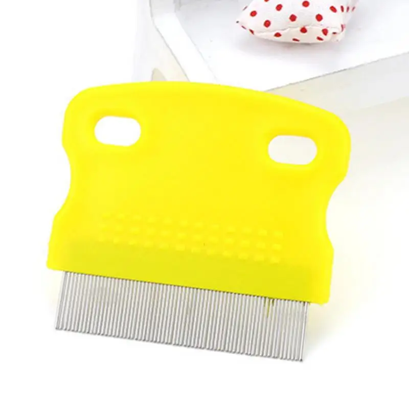 Pet Comb Pet Dog Comb  Metal Teeth Fine Tooth Pet Comb Pet Tear Stain Removal Comb For Fleas Lice Ticks Pet Grooming Supplies