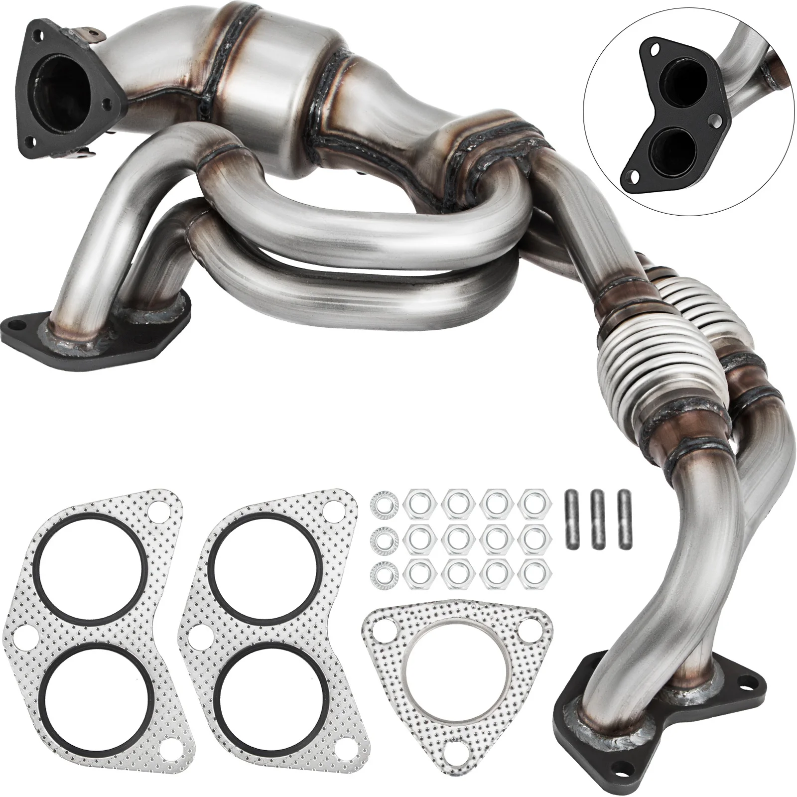 

SucceBuy Auto Catalytic Converter Fit for Subaru Forester/ Legacy/ Outback /Saab 9-2X 2.5L Green Emission Strong Purifying