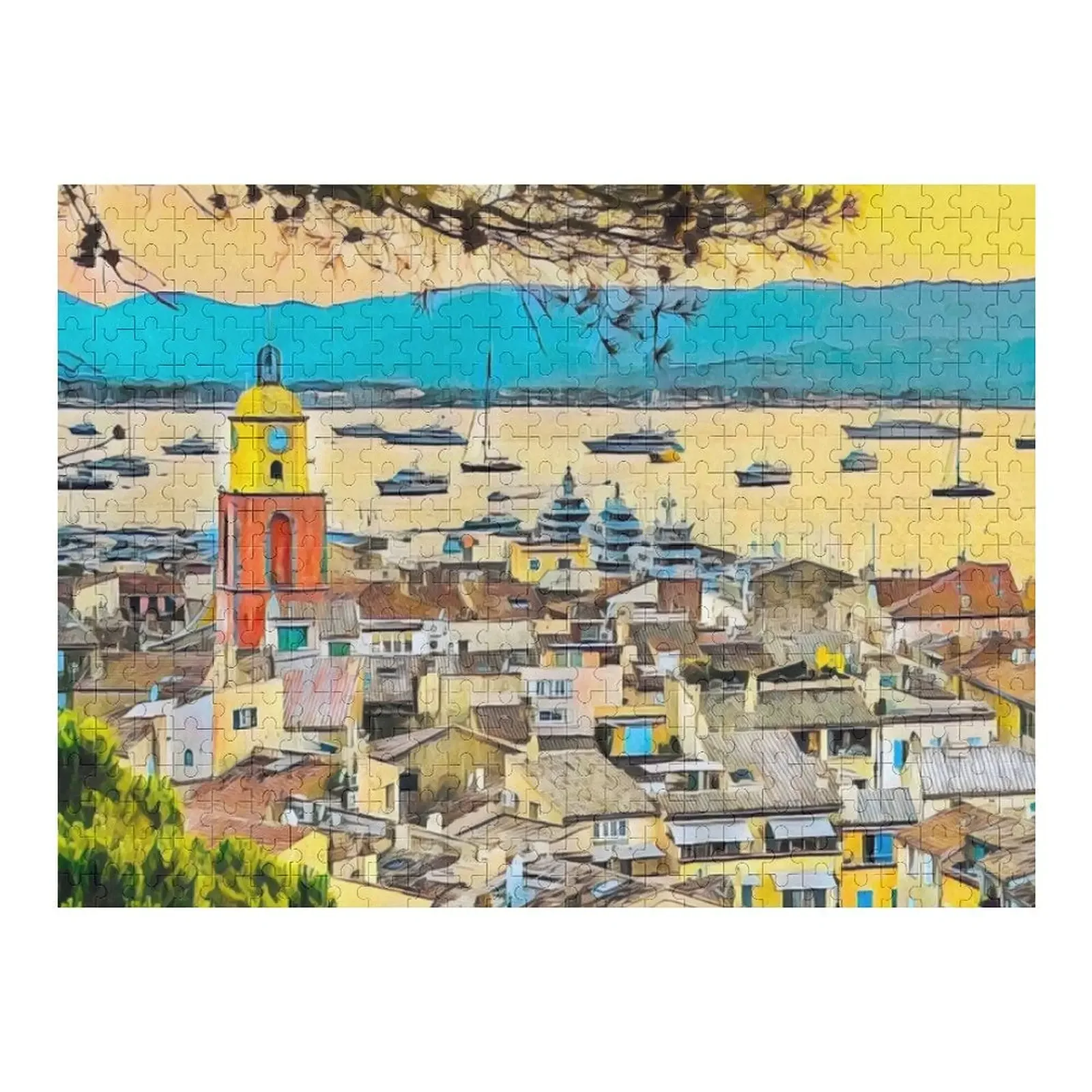 

Пазл Saint Tropez, персонализированное имя, индивидуальное имя, детская игрушка-головоломка
