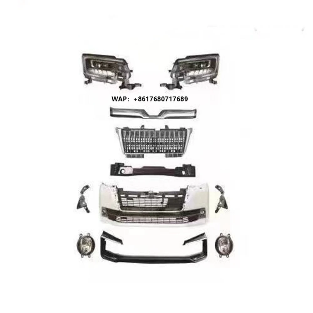 Wholesale Custom  Auto Modify Accessories Car Bodykit  Luxury  Body Kit for Van   Hiace 2019~2021  Upgrade to 2022