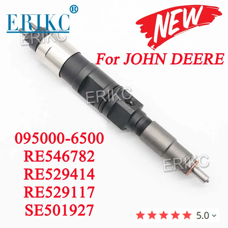 

095000-6500 for JOHN DEERE RE546782 RE529414 RE529117 SE501927 Diesel COMMON RAIL INJECTOR 0950006500