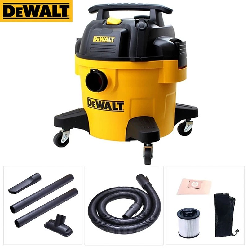 DEWALT DWV106 Aspirador 1.100 W 23L Coletor de Poeira Industrial Molhado e Seco 220V Balde Aspiradores