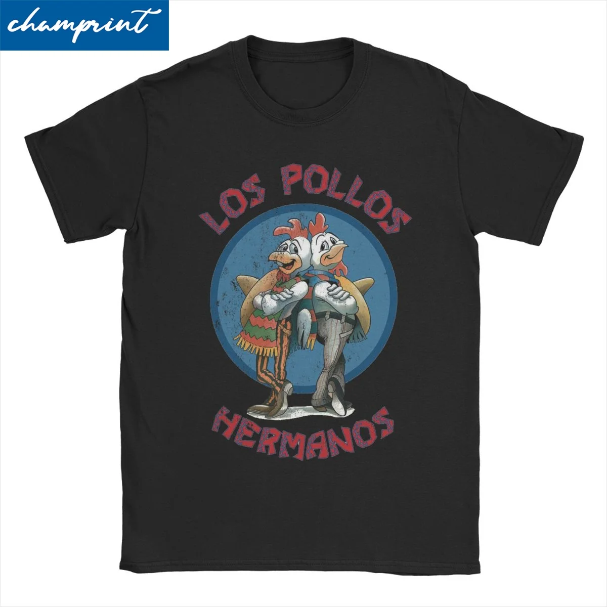 Men Women's T-Shirt Los Pollos Hermanos Casual 100% Cotton Tees Breaking Bad Meth Jesse Pinkman T Shirt Crew Neck Clothing
