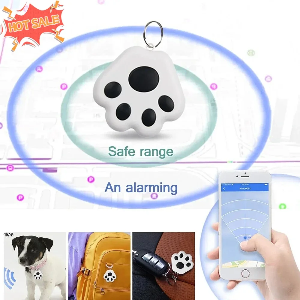 Compact GPS Tracking Device: Pet And Child Safety Locator, Bluetooth 5.0 Waterproof Smart Tracker For IOS/Android