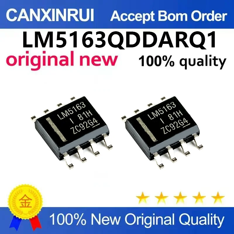 (5pcs-100pcs)Brand new original LM5163QDDARQ1 silk screen L5163Q package SOP8 original switch regulator