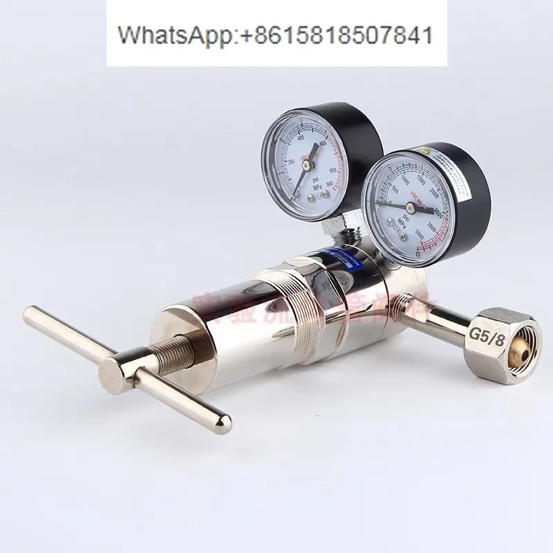 A-HH High Pressure Reducer, Oxygen Nitrogen Helium Argon High Pressure, Pressure Reducing Valve