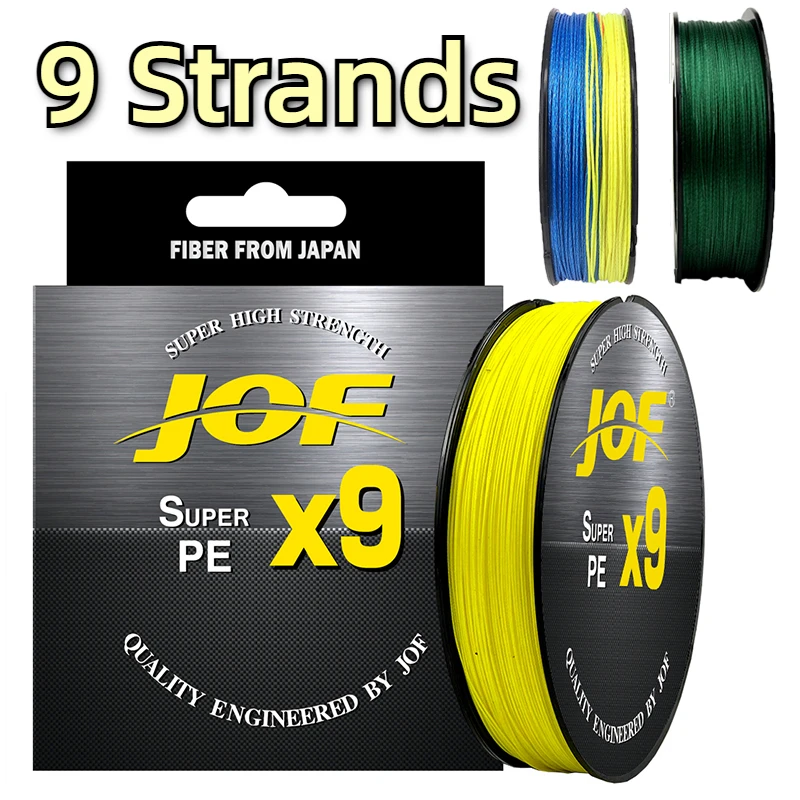 

NEW Upgrade 9 Strands 300M/500M Sea Saltwater Fishing Line Extreme Strong 20-80LB Multifilament Braided PE Wire 0.8#-8.0# Pesca