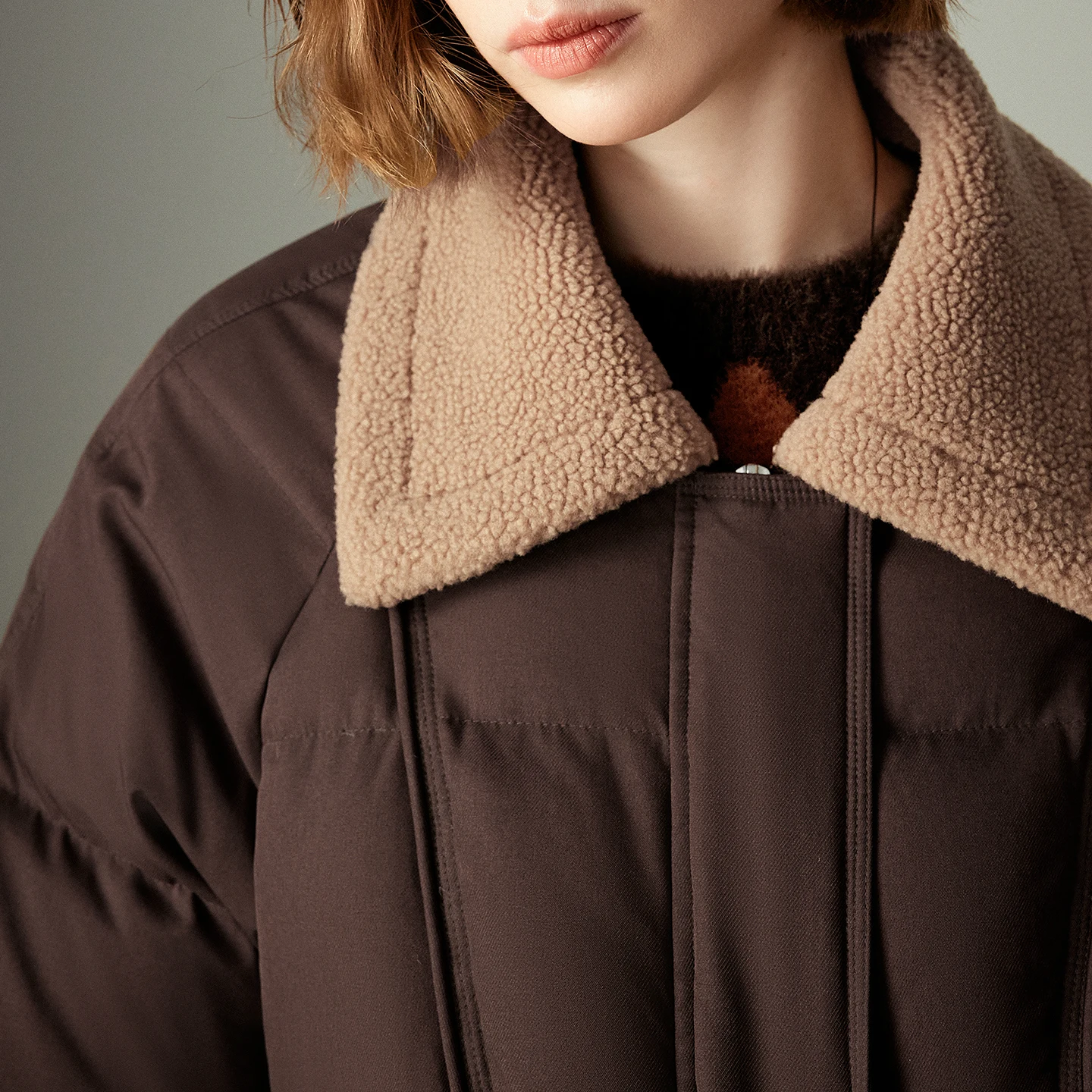 TOYOUTH سترات نسائية سفلية 2025 شتاء جديد أبيض بطة أسفل غامض طوق فضفاض طويل دافئ ملابس خارجية #4