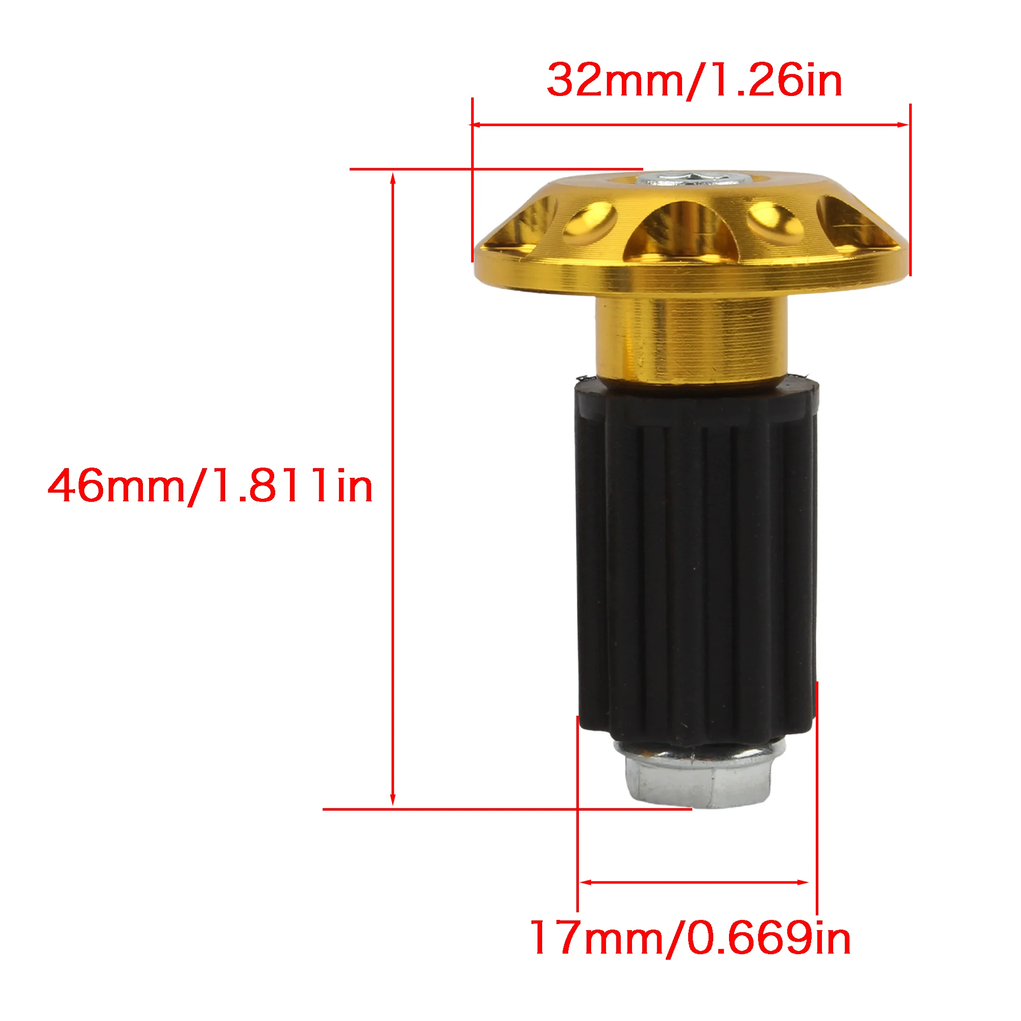Motorcycle Handlebar End Plug Grip 5-color CNC Aluminum Handlebar Plug Cover Slider for KTM Kawasaki Honda Yamaha Motocross
