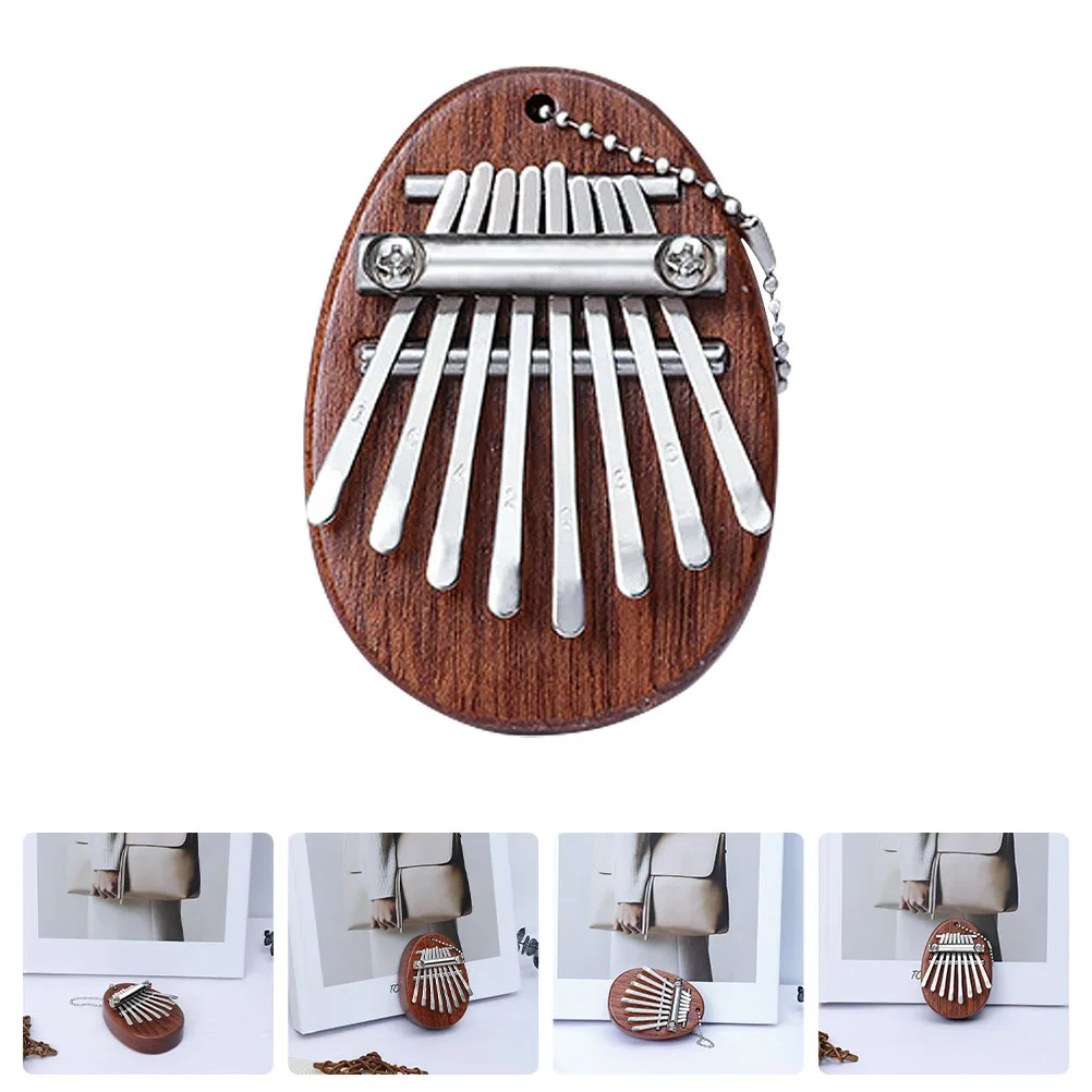 

8 Tone Wooden Kalimba Thumb Piano Portable Miniature Finger Piano for Beginners Clear Sound Musical Instrument