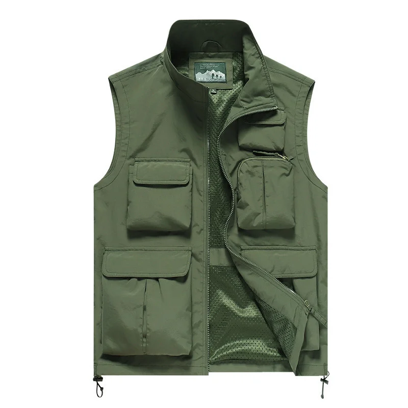 

Casual Outdoor Spring Summer Photography, Fishing Shoulder Vest, Multiple Pockets, Sports, Middle-aged And Elderly