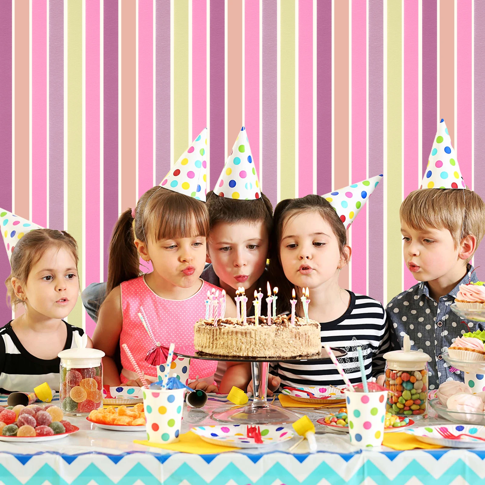 

6 шт. набор креповой бумаги для дня рождения, цветочная бумага, ленты для дня рождения, рулон креповой бумаги, креп