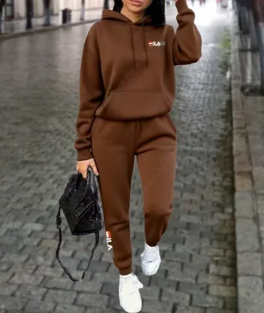 2026 New Ladies Tracksuit Aesthetic Designer Clothes Trend Sportswear High quality Hoodies Sweatpants 2 piece Outfits Women Sets view 4