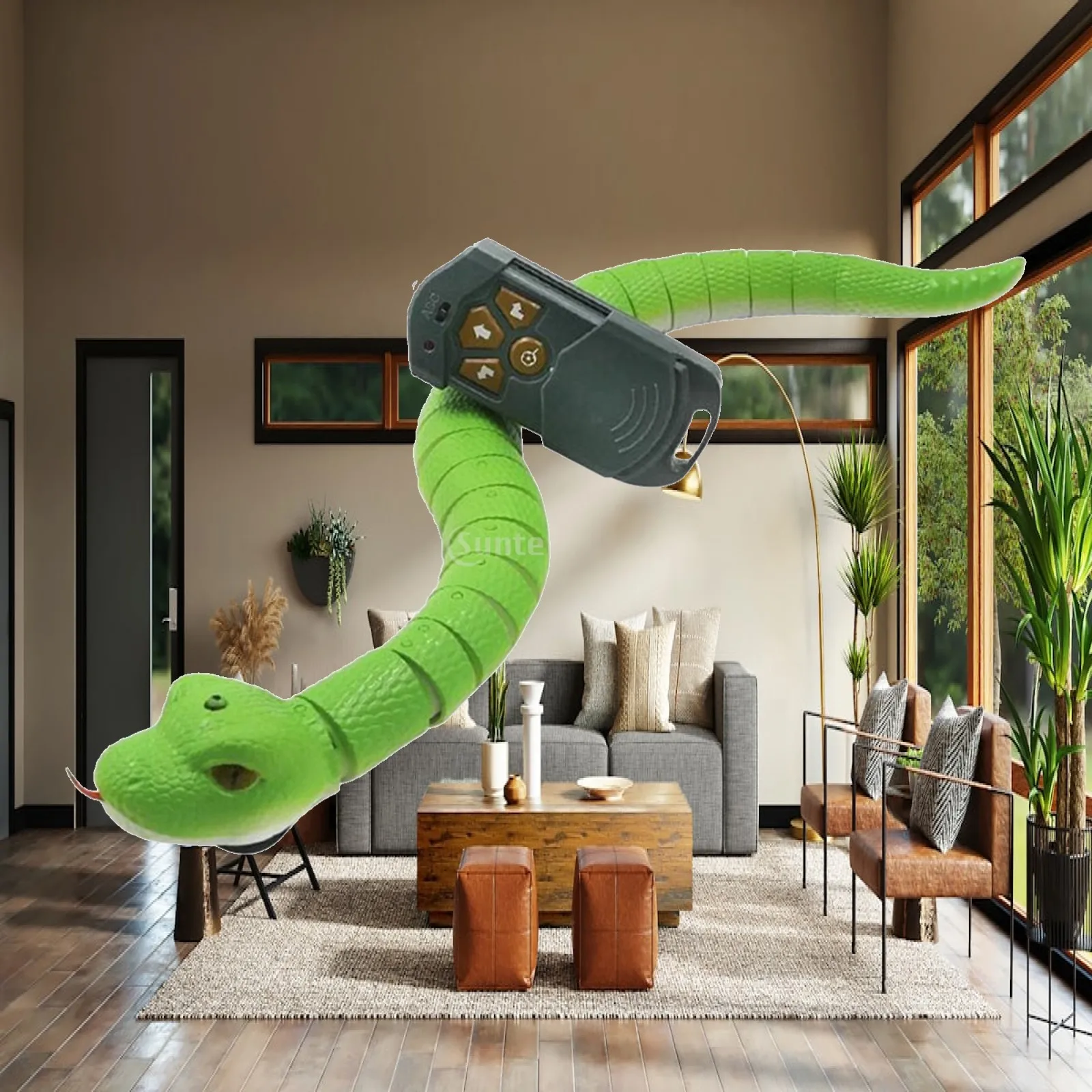 RC Snack Toy S Crawling Tracks Moves Rechargeable Electric Fake Snake