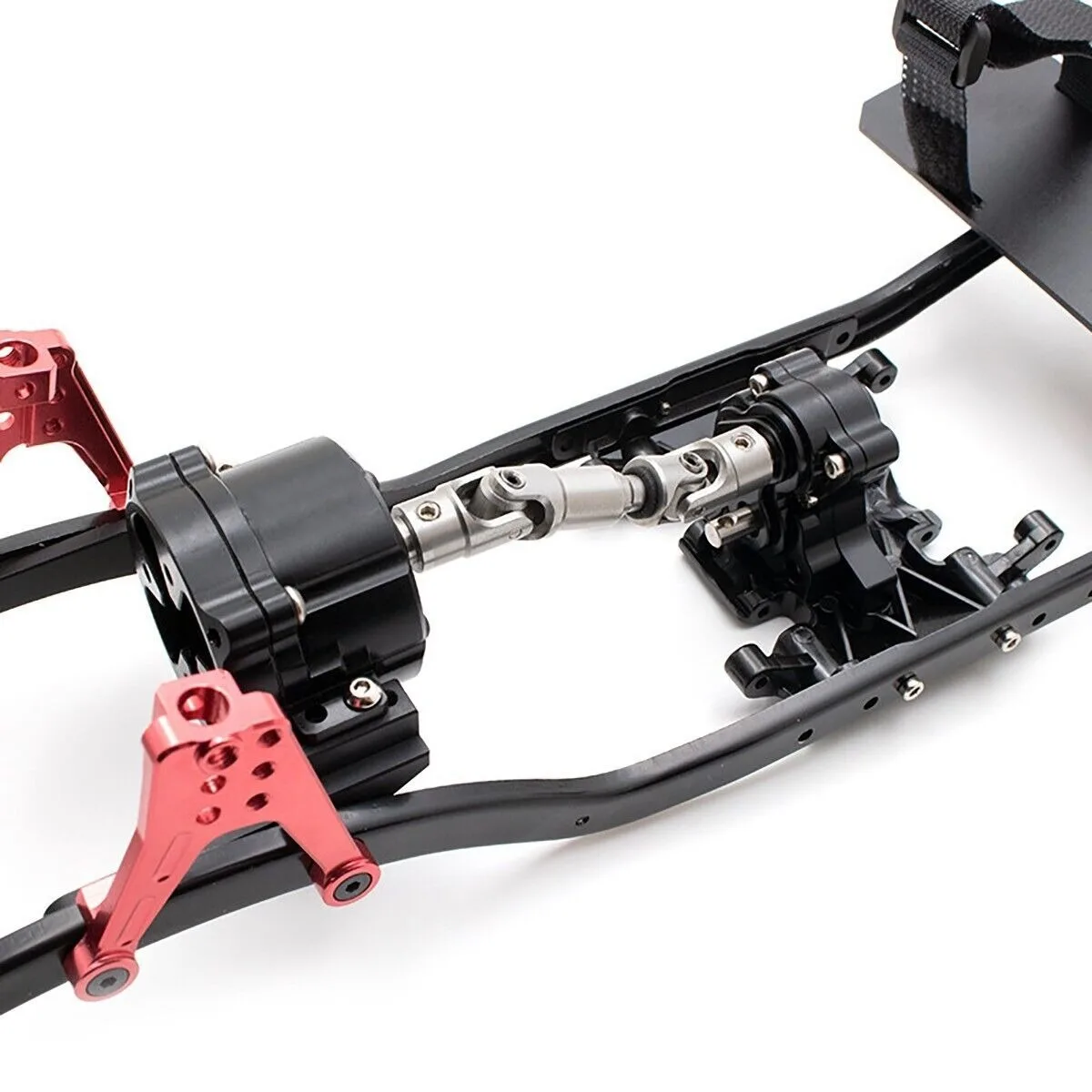 LCX Racing 1/10 RC Crawler caja de cambios de transmisión planetaria de aluminio para Axial SCX10 II 90046 90047 piezas mejoradas Accesorios