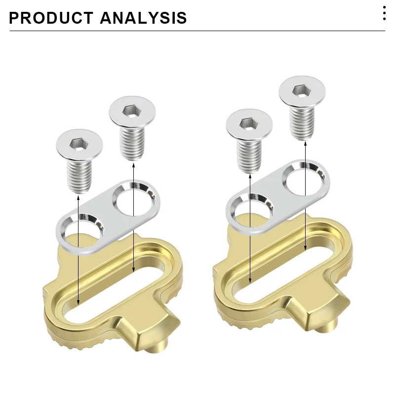 Cleat Sepatu Sepeda Gunung untuk Shimano SPD Klip Pedal Sepatu Sepeda MTB Pedal Cleat Multi-rilis Pedal Spd Aksesori Bersepeda